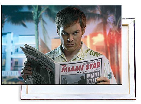 Unified Distribution Dexter - Michael Hall - 120x80 cm - Bilder & Kunstdrucke fertig auf Leinwand aufgespannt und in erstklassiger Druckqualität