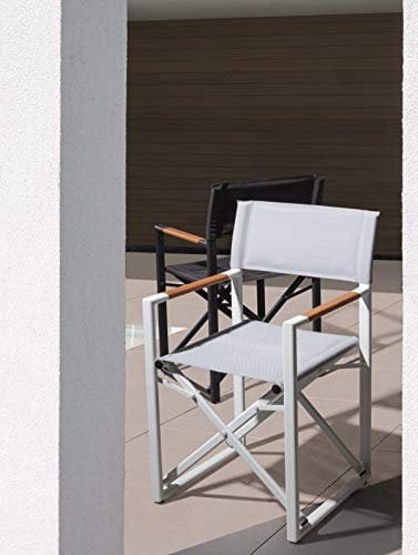 BIZZOTTO Stuhl LAGUN weiß - Modern, Klappbar, Outdoor, Aluminium, Weiß