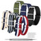 CIVO Bracelet de Montre 6 Paquet Bracelet 16mm 18mm 20mm 22mm 24mm Nylon Balistique Bracelets Zoulous Boucle en Acier Inoxydable avec Barre à Ressort et Outil de Broche de Lien