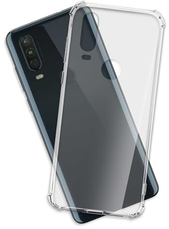 mtb more energy® Case Soft Armor kompatibel mit Motorola One Action (6.3'') - Anti Shock Verstärkung - 1,5mm TPU - Schutz-Hülle Cover Tasche Handyhülle
