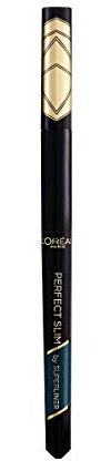 L'Oréal Paris Eyeliner in Penna Superliner Perfect Slim, Tratto Preciso, Tenuta Fino a 24H, Colore: Teal (05)