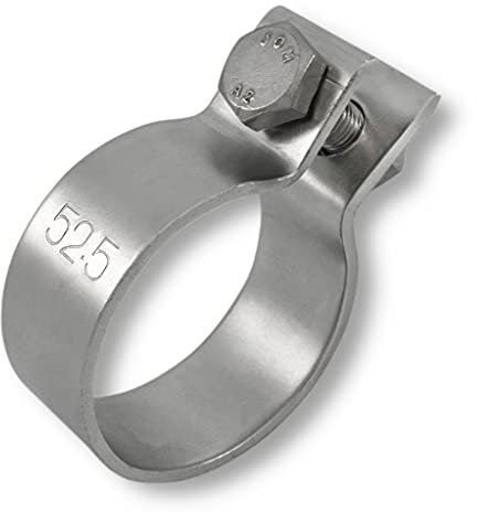 DIN Schelle Edelstahl Massive Klemme Rohrschellen von 30,2-124,5 mm (52,5mm - 2,07)
