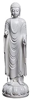 ZLASS Skulptur Keramik meditierende Buddha-Statue Figur-Ornament, Zen-Garten-Buddha-Skulptur, Innenraum-Inneneinrichtung for Haus, Garten, Terrasse, Porchgartenkunstdekoration Skulpturen Deko