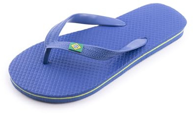 R-ISLAND Tongs pour hommes, tongs, logo brésilien, adulte, idéal pour la maison, la plage, la piscine.