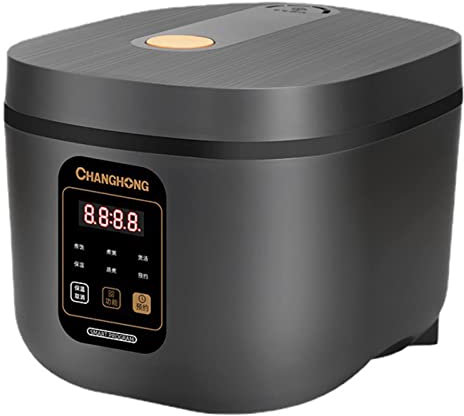 Cuiseur à riz, machine à riz, cuisinière électrique avec pot antiadhésif, cuisson rapide, multicuiseur, fonction de maintien au chaud pour la cuisson du riz, de la soupe, des céréales ,Black-3.8L