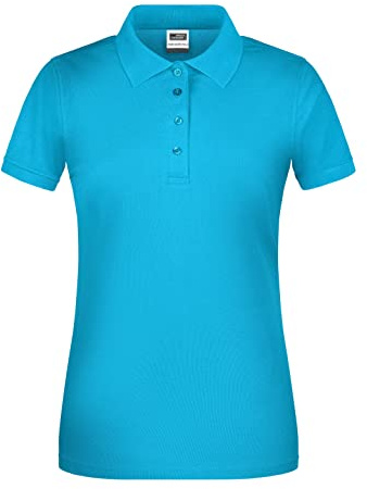 James & Nicholson Damen Bio Workwear Polo - Leicht tailliertes Poloshirt für Beruf & Freizeit