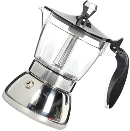 Caffettiera Separare Versare Sopra Il Gocciolatore Del Caffè Macchine Da Caffè Monodose Bollitore Per Caffè Espresso in Acciaio Inox Campeggio Fornello a Induzione