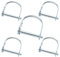 CEEYSEE 5Pezzi Perno di Bloccaggio Del Cavo 6mm x 45mm Ganci Sicurezza Perni Gravosi di Traino Perno di Bloccaggio per Auto,Rimorchi,Fuoristrada,Camion, Falciatrici, Trattori (D.6mm x 45mm)