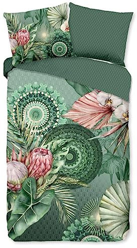 Hip Wendebettwäsche Egor Flanell bunt Größe 1x 200x200 cm + 2X 80x80 cm