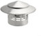 RANRAO Stainles Steel Chimney Cap, Rauchrohr-Abdeckkappe, Außenwand Frischluftauslass Dachhaube, Regenschutz, Rohrabzugshaube, Schutzkappe Ending