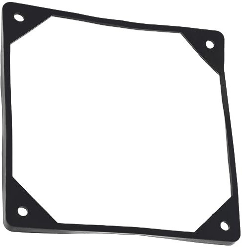 AERZETIX – C42216 - Joint anti-vibration de ventilateur 120 x 120 mm - en silicone/caoutchouc - couleur noir