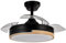 VENTILADOR 48W OLIMPIA NEGRO/MADERA Ø91