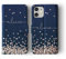 Tirita Personalised Wallet Phone Case for iPhone 15 With Card Holder – Leather Flip Case or Cover With Custom Name – Cute Personalised Gift for Women [06. Rose Gold Hearts]