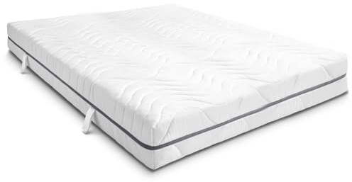 Sleezzz Smart Matratze, Höhe 18 cm, Härtegrad H2+H3, 7 Zonen mit Air Memoryschaum (140 x 200 cm)
