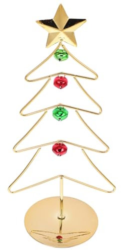 Amosfun Albero Di Natale In Ferro Battuto Espositore Per Ornamenti Da Tavolo Albero Di Natale A Spirale In Centrotavola Per Caminetto Decorazione Natalizia