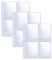 30 Stück Klarsichthüllen a4 Taschen A4 Fotohüllen für 2/3/4 Binder, Transparente Postkartenhüllen mit 4 Fächern (105x154mm) Top Loading Fotoalbum Nachfüllseiten für Sammelkarten, Familienfotos