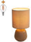 Luxus Tischlampe Amsterdam - Rot - H28xØ15 - Armatur E14 - Keramik - Tischlampe Schlafzimmer - Tischlampe Wohnzimmer - Schreibtischlampe