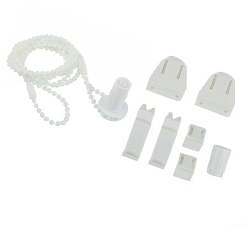 Roller Blind Fittings Kit, Sturdy Bracket and Chain, Suitable for Various Blinds