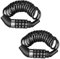 BORISCA 2 Pezzi Lucchetto per Bici a 4 Cifre, Argenteo Lucchetto Bici con Combinazione, 150cm Lucchetto Bici Casco Moto, Lucchetto Combinazione per Casco per Scooter Bici Moto Bagagli