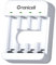 Granicell AA AAA Rechargeable Batteries with 4 Bay Battery Charger, USB Smart Battery Charger, Type-C Connector with LED Display, Individual Slots for Ni-MH/Ni-CD Rechargeable Batteries