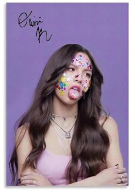KUAILI Olivia Rodrigo Poster, Wandkunst, dekoratives Gemälde, Schlafzimmer, Poster, 30 x 45 cm, ungerahmter Stil