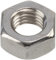AERZETIX - Paquete de 40 tuercas hexagonales M7x1 mm con rosca métrica - en acero inoxidable - color plata