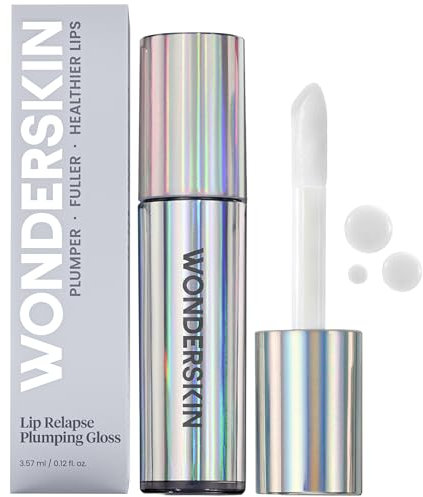 Wonderskin Lip Relapse Plumping Gloss – Gloss Voluminizador para unos Labios con Apariencia más Llena, Hidratación Intensa, Sin Pegajosidad y con Brillo de Alto Impacto