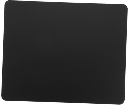 FOMIYES Aluminum Alloy Double-Sided Mouse Pad Mat Large 300x240mm Metal Surface for Gaming and Office Use, Black