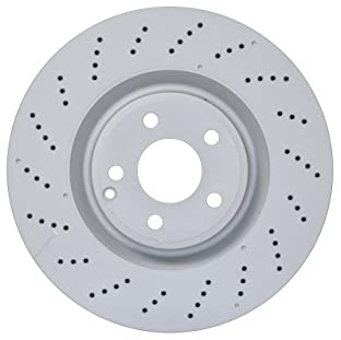Bosch BD2428 Brake Disc - 344 mm Vented High-Carbon Disc - Front Axle - ECE-R90 Certified - Great Cooling and Noise Suppression, Advanced Corrosion protected - 1 Single Disc