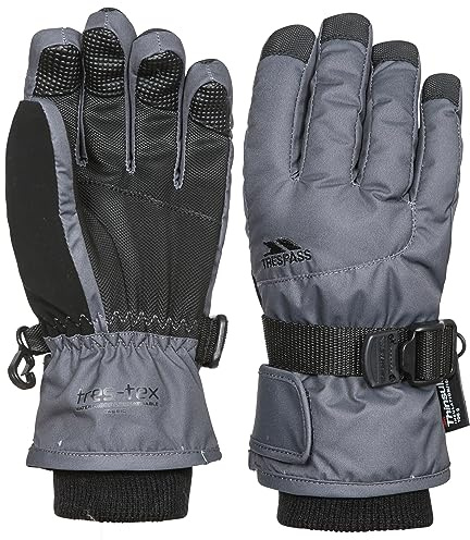 Trespass Kids Ski Gloves Boys Girls Waterproof Insulated Ergon II