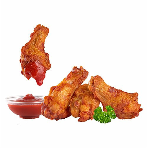 Imbisswagen Imbiss Aufkleber Chicken Wings Schaufenster (110x80cm)