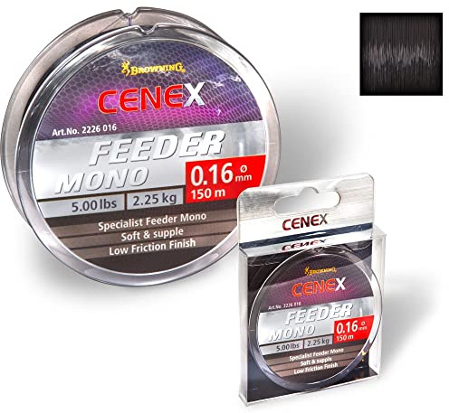 Ø0,16mm Cenex Feeder Mono 150m 2,25kg,5,00lbs schwarz