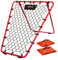GoSports Basketball-Rebounder mit verstellbarem Rahmen, Gummigrifffüßen und Sandsäcken – tragbare Passback-Trainingshilfe
