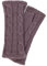 McRon Damen Gestrickte Pulswärmer Emily Lavendelgrau 259