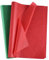 MIAHART 60 Blatt Weihnachts-Seidenpapier Bulk 50 * 35 cm Rotes und grünes Weihnachtspapier für DIY und Basteln Geschenktüten Verpackungsdekorationen (Red,Green)