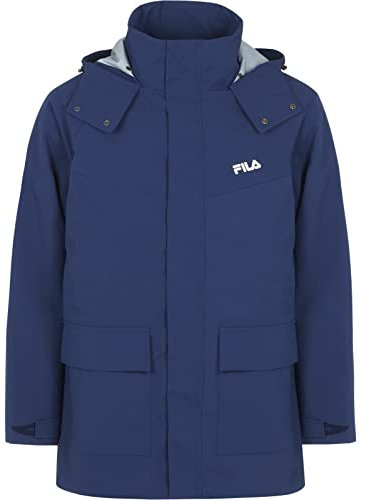 FILA Herren TANVALD Light Parka Jacket Padded, Medieval Blue, M