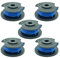 Replacement RAC124 1.6 mm Spool Line Compatible with Ryobi One+ RLT2925, RLT1830LI, RLT1825M13, RLT1830H13, RLT1825LI, OLT1831S, OLT1831, OLT1832 Cordless Grass Trimmer/Strimmer (5pcs) by Mumaxun