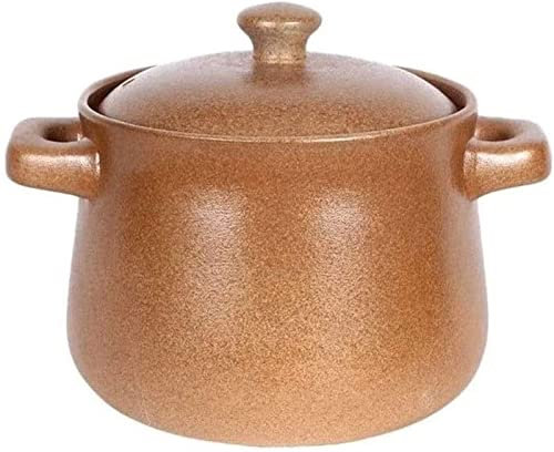 YQBUER Céramique Crock Pot Soup Solide Soup (Size : 5l)