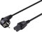 Sygonix SY-5043444 chauffages Cordon électrique Noir 2.00 m