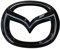 Auto Emblem Aufkleber für Mazda 3 Axela CX5 6 Atenza CX4, Karosserie Emblem Abzeichen Aufkleber Fahrzeug Auto Tuning Emblem, Logo Abzeichen Dekoration Aufkleber Zubehör,B Black