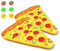 JUNZAI WasserhäNgematte, Pizza HäNgematte Pool, Mit 3/6 GeträNkehaltern Floties FüR Den Pool FüR Erwachsene Im Beach Pool,2PCS