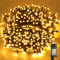 GARITE Lichterkette Außen 20M, 200 LED Lichterkette Weihnachtsbaum Warmweiß Wasserdicht Erweiterbar mit 8 Modi für Innen Außen Deko Garten Hochzeit Weihnachten Party