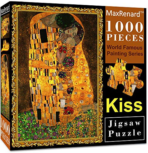 MaxRenard Spiel JIgsaw Puzzle 1000 Teile Fine Art The Kiss Klimt