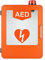 AED-Defibrillator-Aufbewahrungsschrank, an der Wand montierter Erste-Hilfe-Schrank aus Kunststoff mit Herz-Defibrillations-Alarmbox, mit Alarmsystem, Trennwandposition einstellbar, passend für die mei
