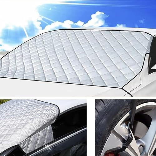 【Z.MYUKI】 Sonnenschutz Frontscheibe Winter für Hyudnai Tucson N Line 2019-2022 2023 Zubehör Sonnenblende Schneeschutz (Hyundai Tucson N-Line)