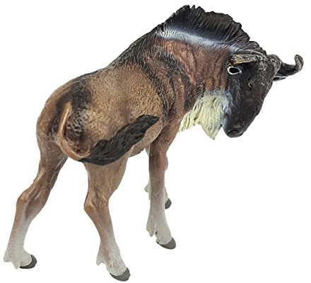 ifundom Figurine De Gnou Réaliste Statue Animal Décorative pour Maison Ornements De Décoration Intérieure