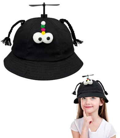 SIEBOLD Propeller mütze,Helikopter Cap,Propeller Hut mit braid,Lustige mützen,Fasching hut,für Erwachsene und Kinder für Karneval Partykostüm Requisiten Partygeschenk