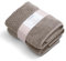 Cottoneclat Luxury Bath Towel Set of 2, 100% Organic Turkish Cotton, Premium Zero Twist Yarn, Superior Softness and Absorbency, LuxTouch Active, 70x140cm, Khaki