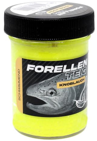 FTM Forellenteig schwimmend 50g - Forellenteig, Farbe/Aroma:Sonnengelb - Knoblauch
