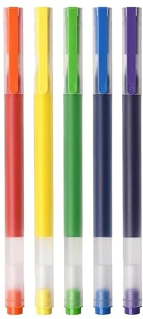 Xiaomi High Capacity Gel Pen (Pack of 5)